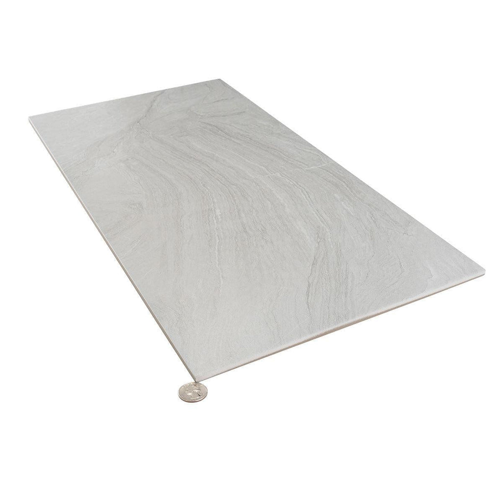 Varana Gris Stone Look Gray Porcelain Tile | Tile Club