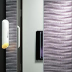 Modern Lamp & Mirror on Varana Morengo Decor Wall