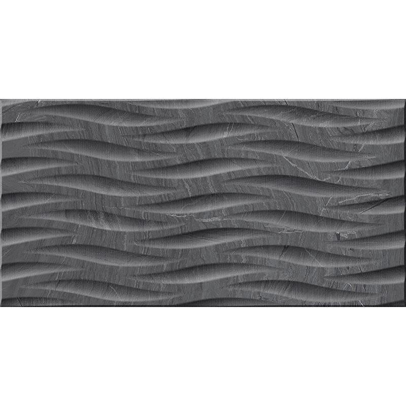3D black wall tile for kitchen dining area accent wall