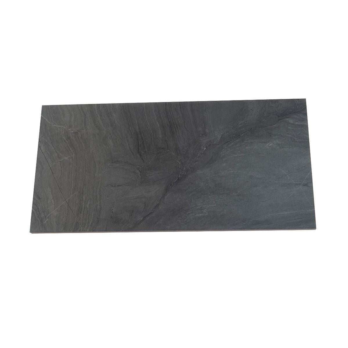 Varana Morengo Stone Look Black Porcelain Tile | Tile Club