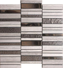 Villa Rapids Gray Marble & Glass Mosaic Tile | Tile Club | Position1