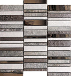 Villa Rapids Quartz and Glass Mosaic Tile