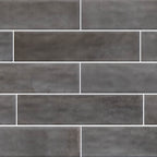 Vinton Carbon Gloss Ceramic Subway Tile Sample 4"x16"