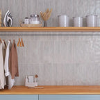 Vinton Gris Gloss Ceramic Subway Tile Sample 4"x16"