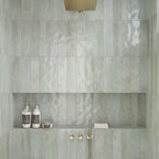Vinton Hijau Gloss Ceramic Subway Tile Sample 4"x16"