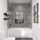 Viva Black 2x16 Ceramic Subway Tile | Tile Club