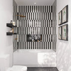 Viva Black 2x16 Ceramic Subway Tile | Tile Club