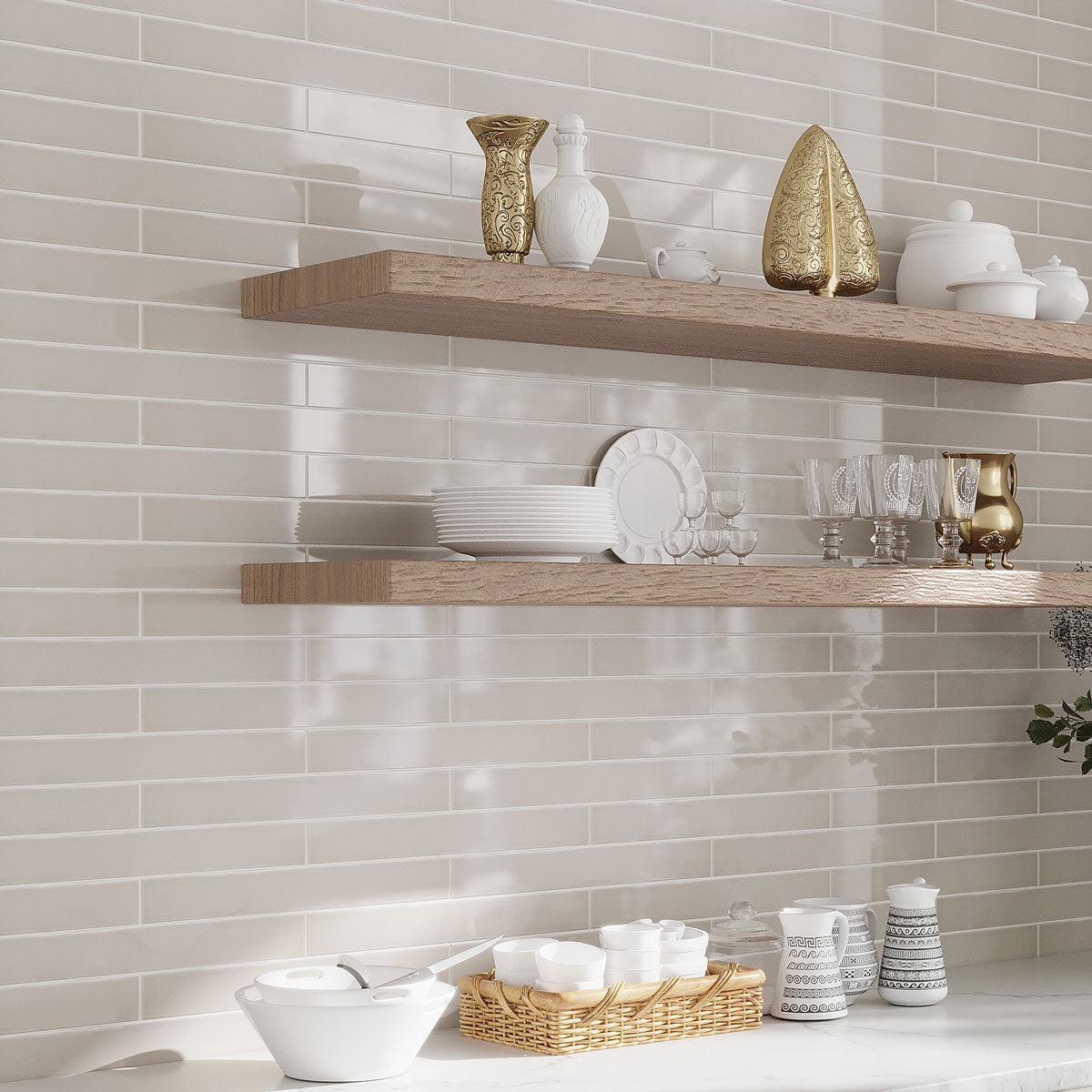 Viva Grey 2x16 Ceramic Subway Tile
