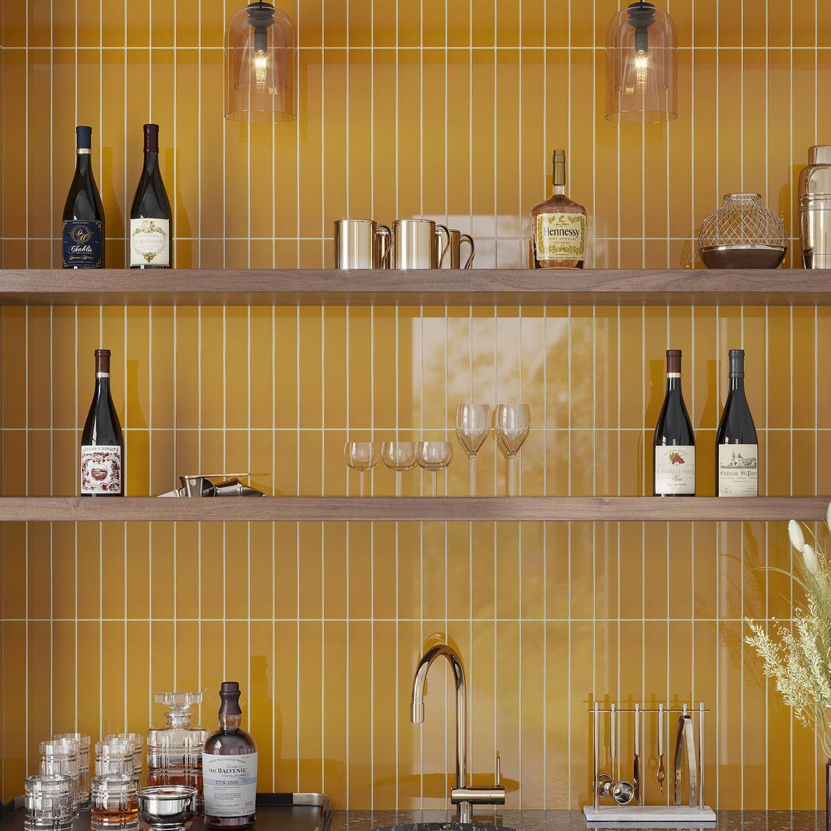 Viva Honey 2x16 Ceramic Subway Tile