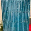Viva Peak Teal 2x16 Ceramic Subway Tile | Tile Club