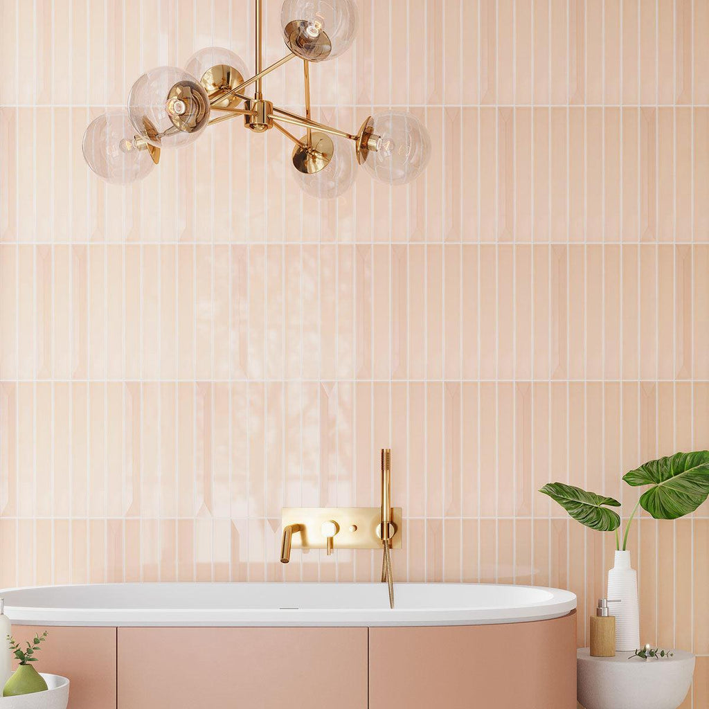Viva Pink 2x16 Ceramic Subway Tile