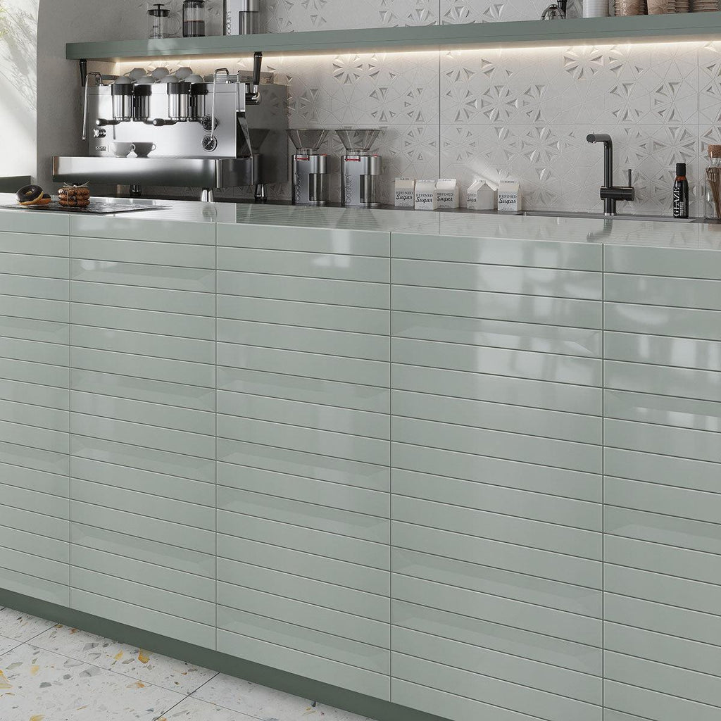 Viva Sky 2x16 Ceramic Subway Tile