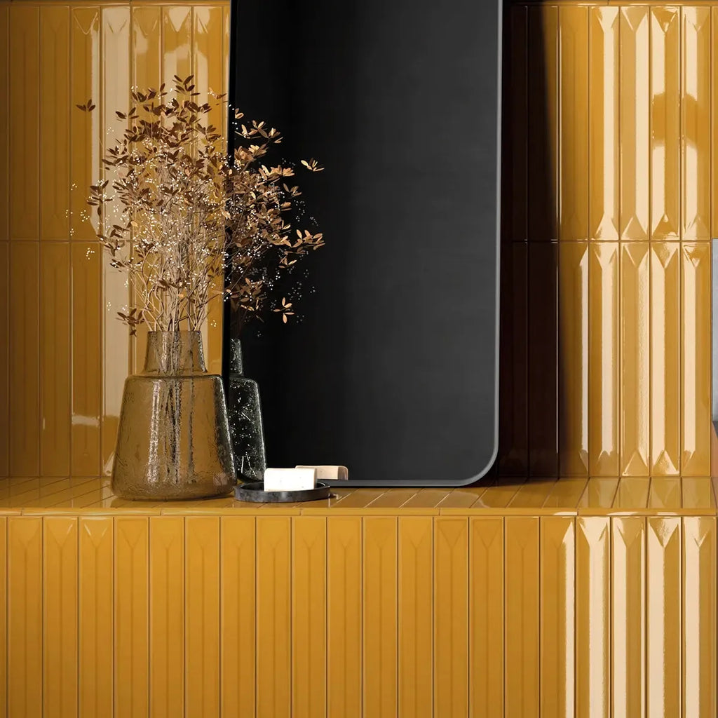 Viva Peak Honey 2x16 Ceramic Subway Tile