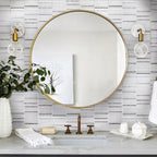 Waterfall Platinum White Glass Mosaic Bathroom Tile