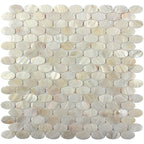 oval mosaic tile