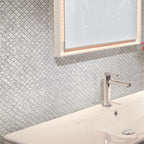 Mermaid Tile made of Mother of Pearl Shells