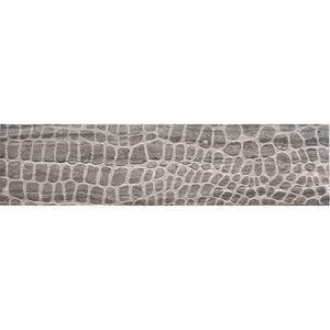3" x 12" Wooden Beige Gator Etched Subway Marble Tile