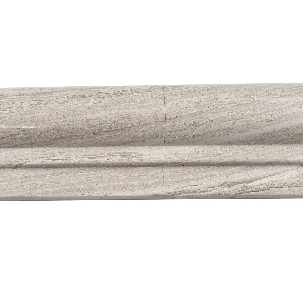 Wooden Beige Marble Chair Rail Polished | Tile Club