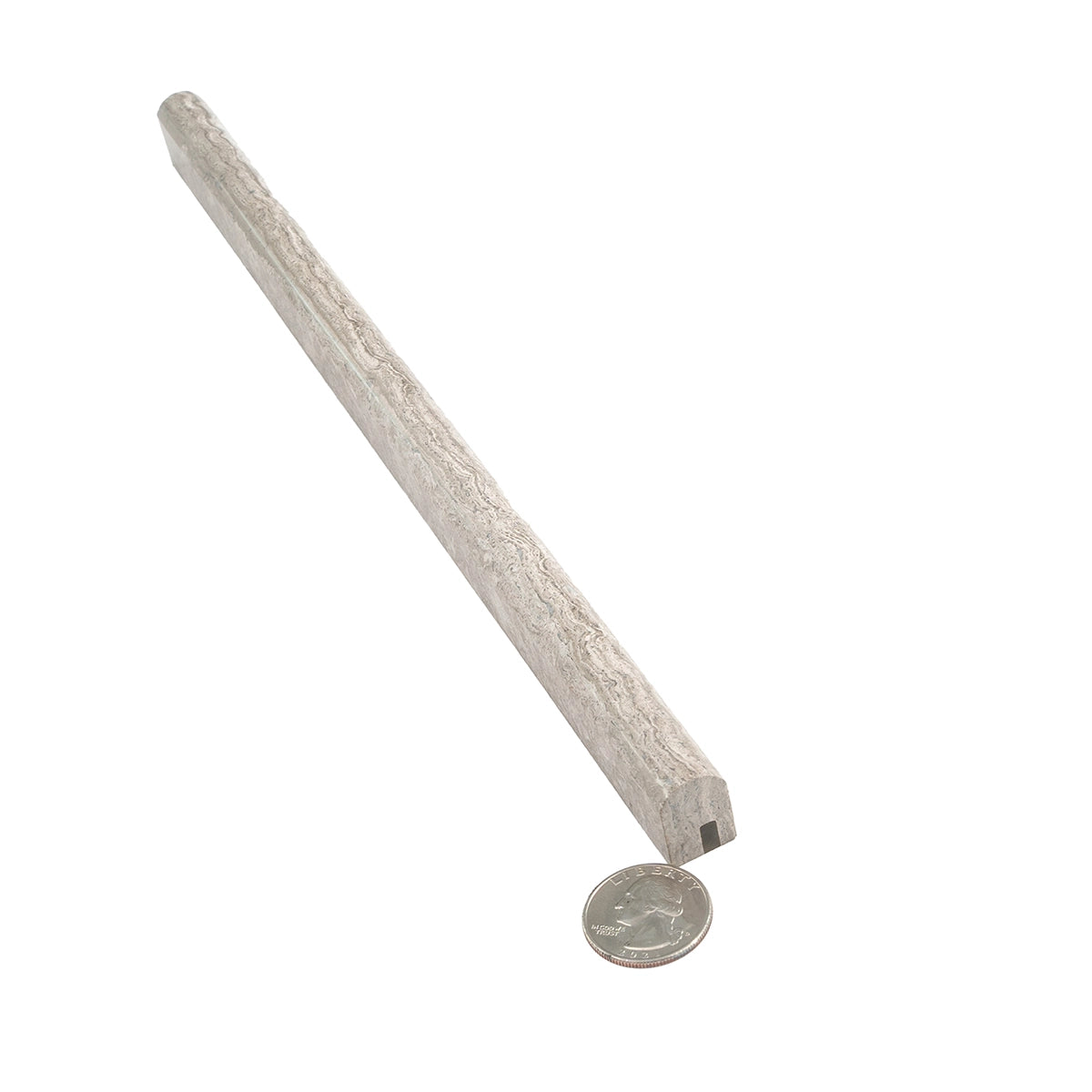 Wooden Beige Marble Pencil Liner Polished | Tile Club