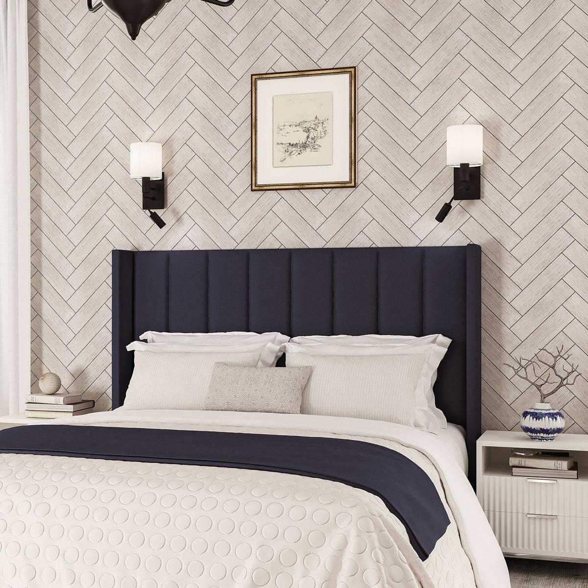 Wooden Beige Waves Etched Subway Marble Tile | Tile Club