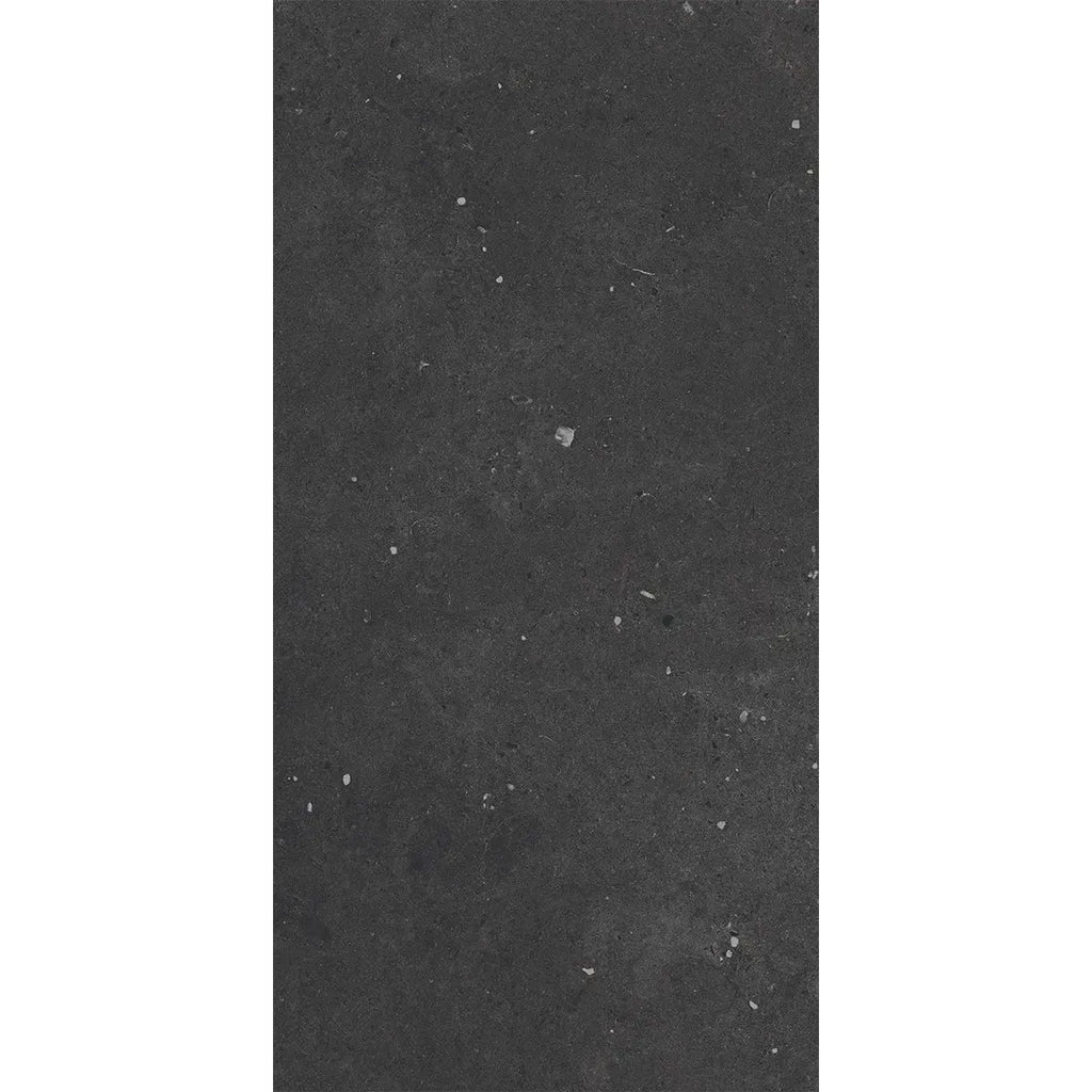 Yosemite Black Cement Look Porcelain Tile 12" x 24" | Tile Club