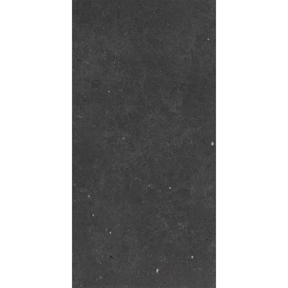 Yosemite Black Cement Look Porcelain Tile 12" x 24" | Tile Club