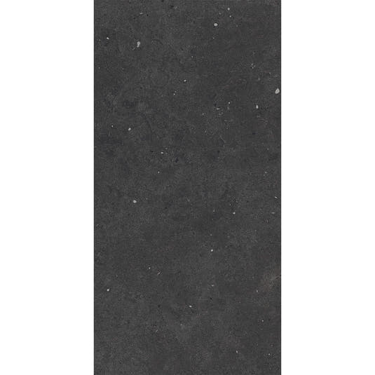 Yosemite Black Cement Look Porcelain Tile 12" x 24" | Tile Club