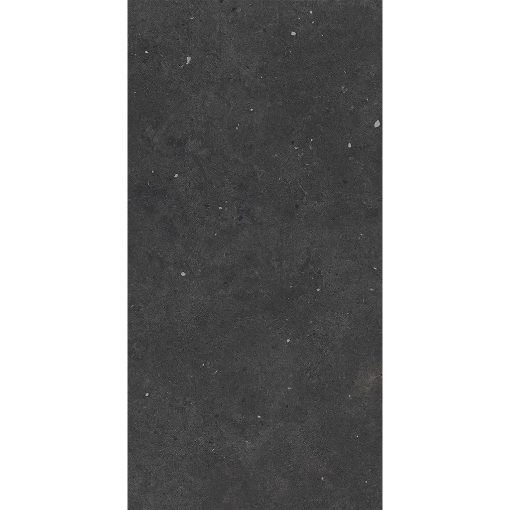 Yosemite Black Cement Look Porcelain Tile 12" x 24" | Tile Club