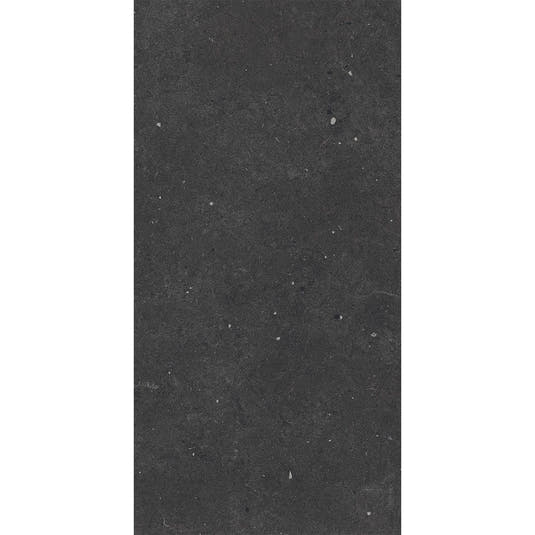 Yosemite Black Cement Look Porcelain Tile 12" x 24" | Tile Club