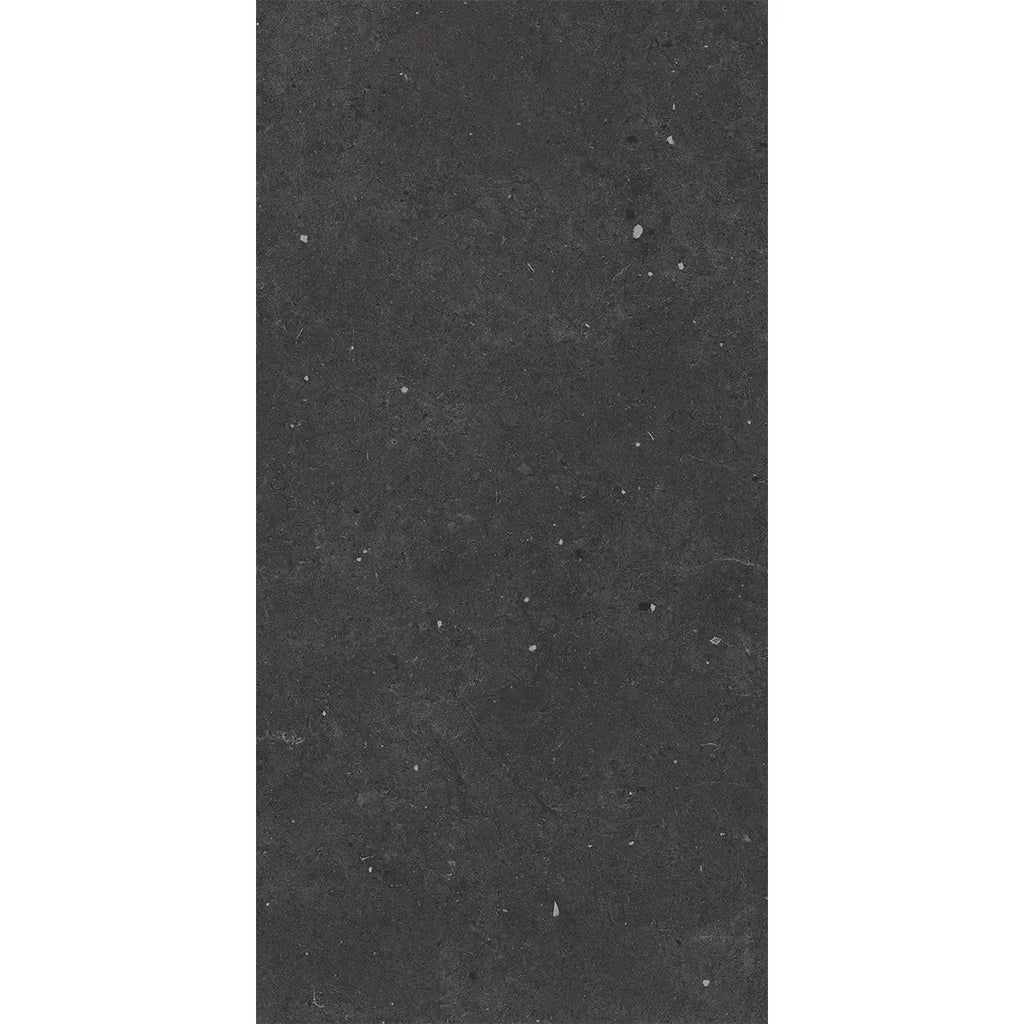 Yosemite Black Cement Look Porcelain Tile 12" x 24" | Tile Club