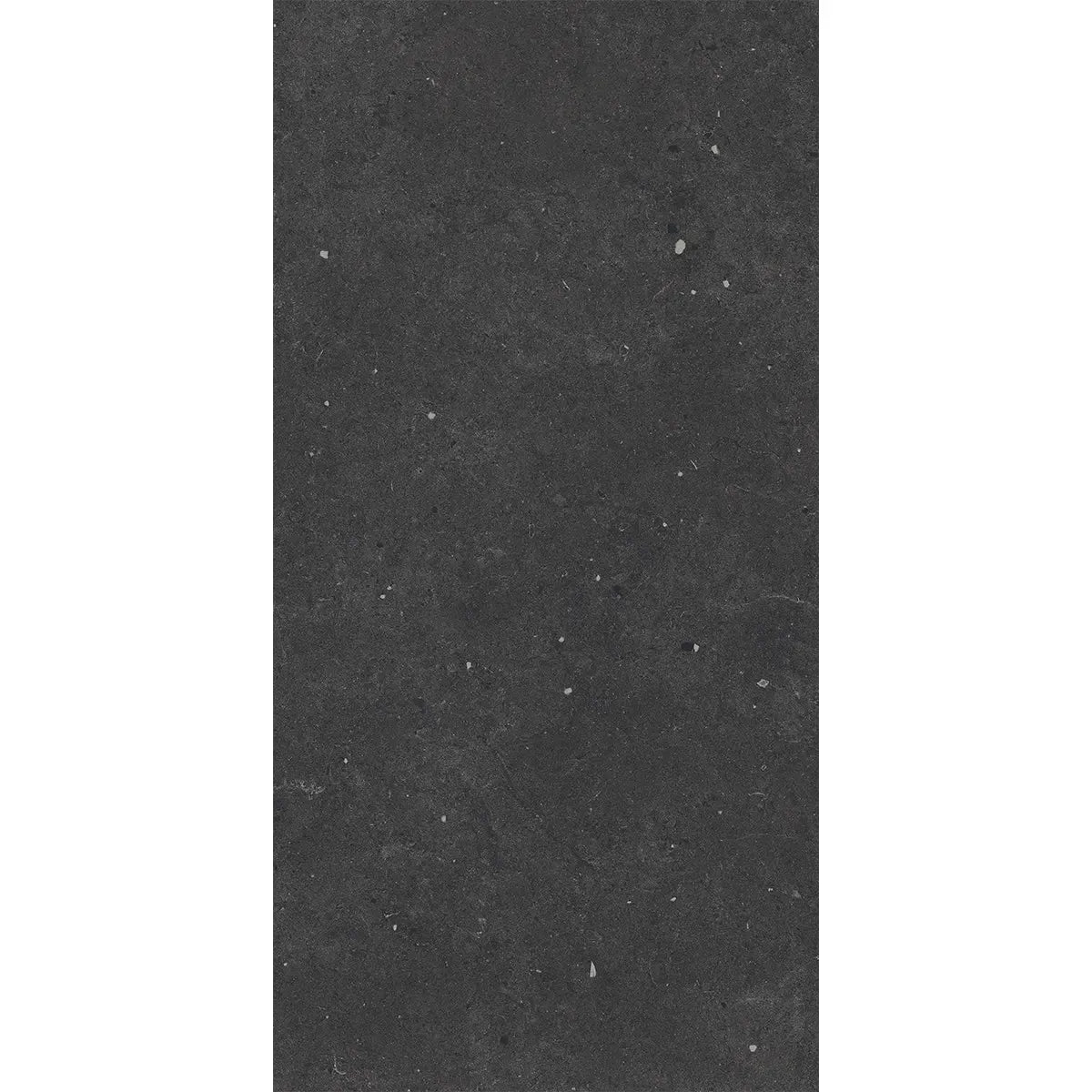 Yosemite Black Cement Look Porcelain Tile 12" x 24" | Tile Club