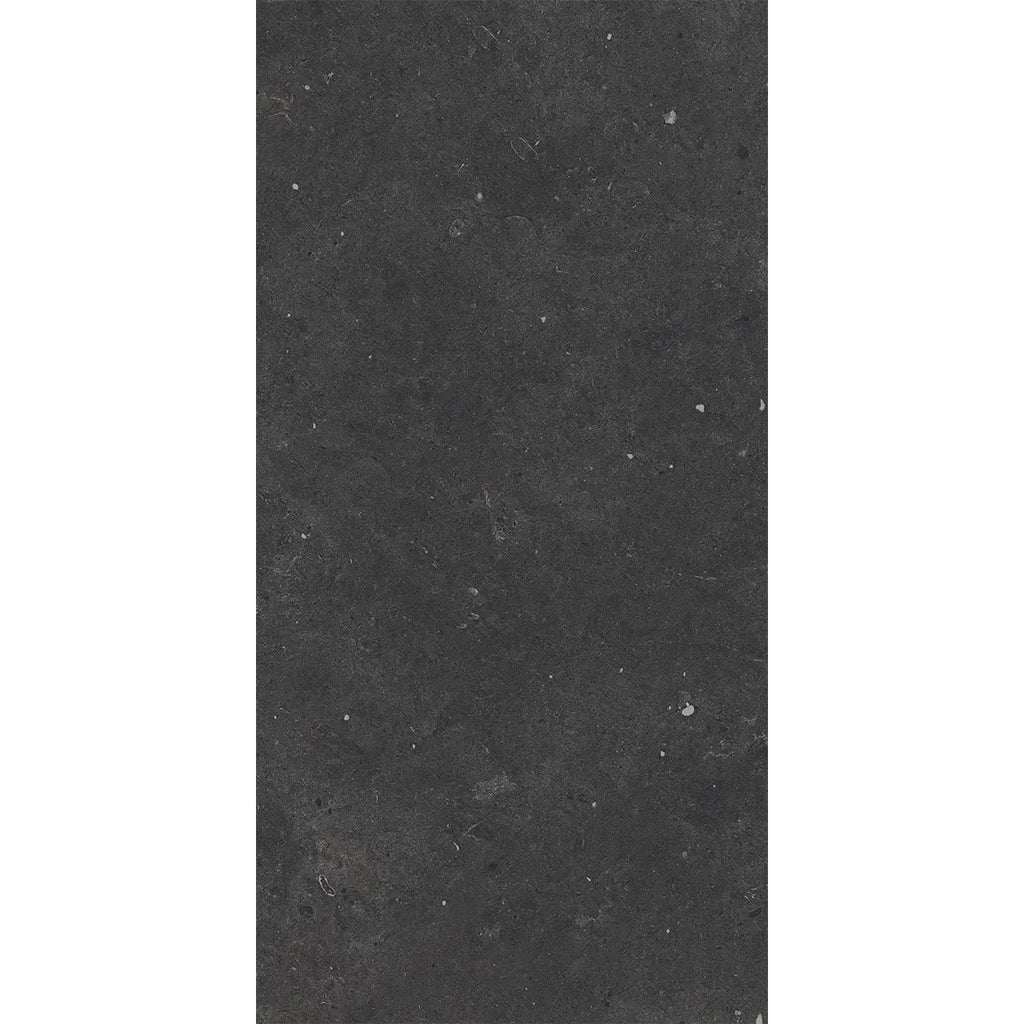 Yosemite Black Cement Look Porcelain Tile 12" x 24" | Tile Club