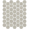 Yosemite Greige Stone Look Hexagon Ceramic Mosaic Tile