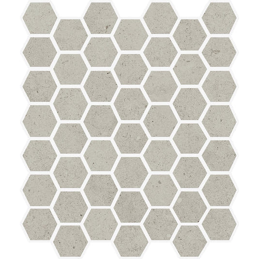 Yosemite Greige Stone Look Hexagon Ceramic Mosaic Tile | Tile Club