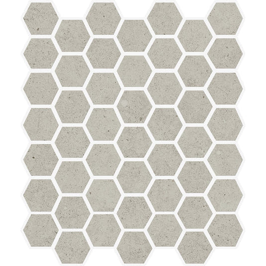 Yosemite Greige Stone Look Hexagon Ceramic Mosaic Tile | Tile Club