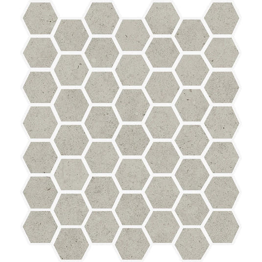 Yosemite Greige Stone Look Hexagon Ceramic Mosaic Tile Sample | Tile Club