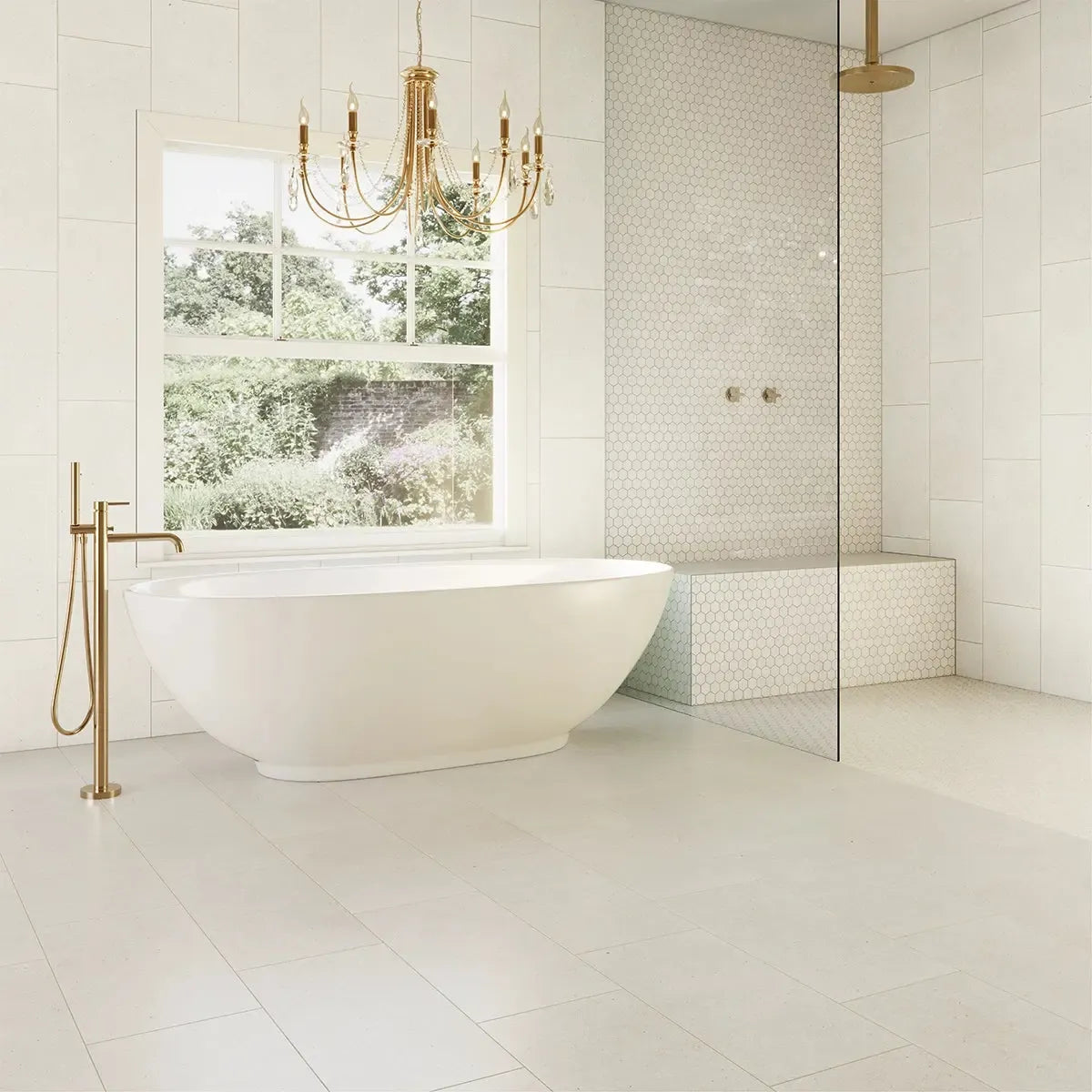 Yosemite Shell Cement Look Porcelain Tile 12" x 24" | Tile Club