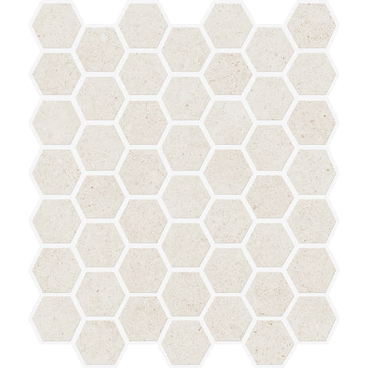 Yosemite Shell Stone Look Hexagon Ceramic Mosaic Tile | Tile Club