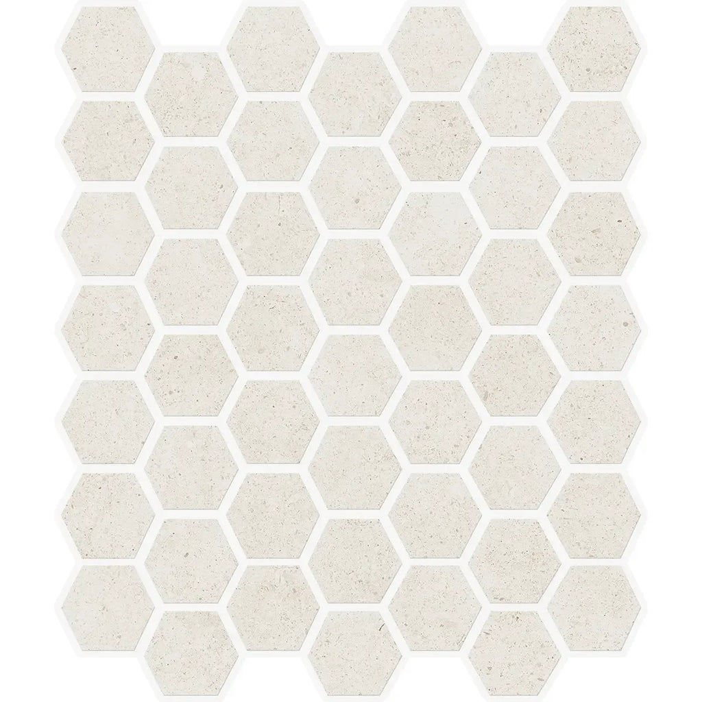 Yosemite Shell Stone Look Hexagon Ceramic Mosaic Tile | Tile Club