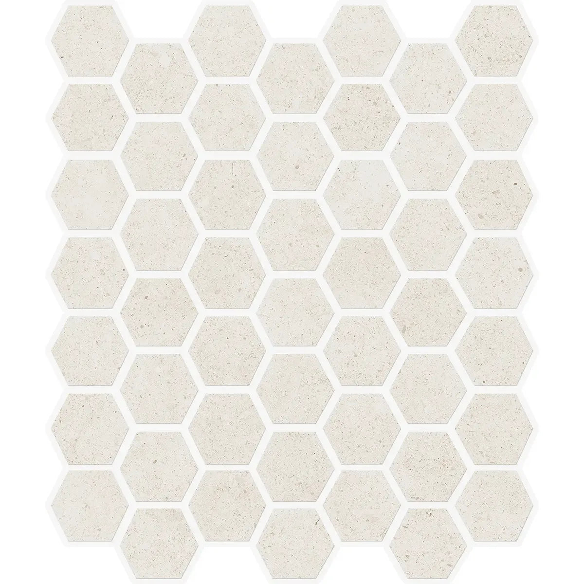 Yosemite Shell Stone Look Hexagon Ceramic Mosaic Tile | Tile Club