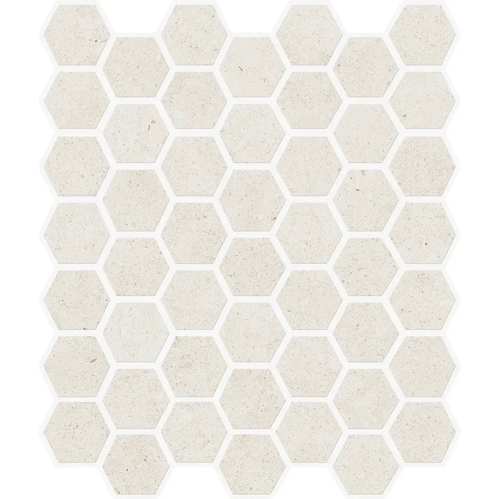 Yosemite Shell Stone Look Hexagon Ceramic Mosaic Tile | Tile Club