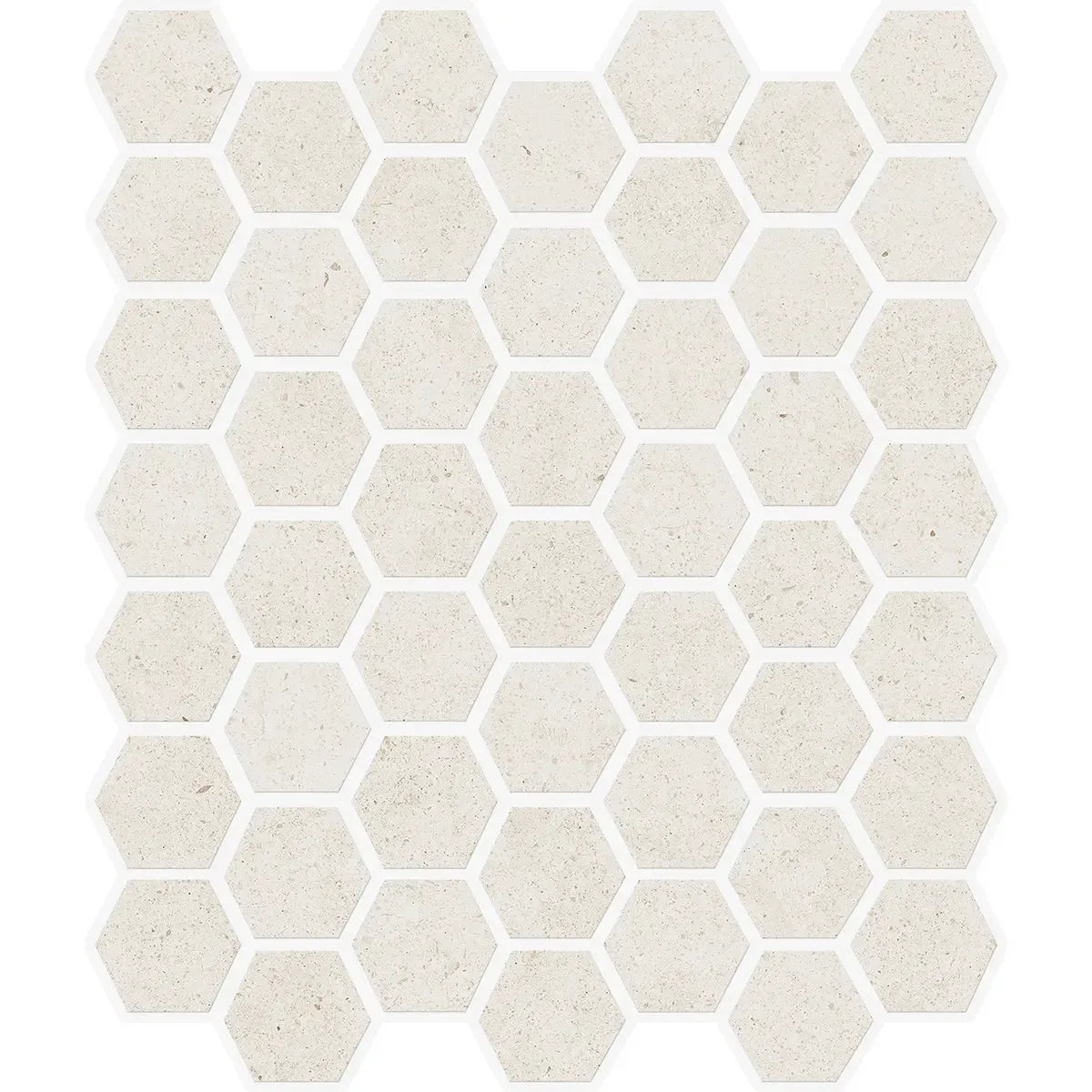 Yosemite Shell Stone Look Hexagon Ceramic Mosaic Tile | Tile Club