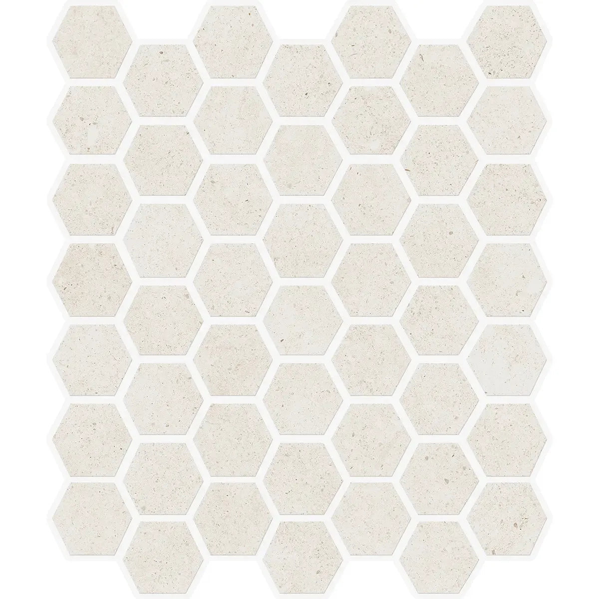 Yosemite Shell Stone Look Hexagon Ceramic Mosaic Tile | Tile Club