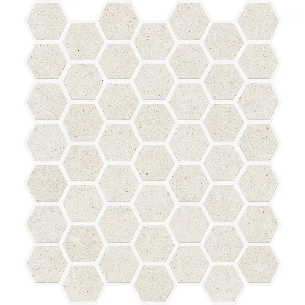 Yosemite Shell Stone Look Hexagon Ceramic Mosaic Tile | Tile Club
