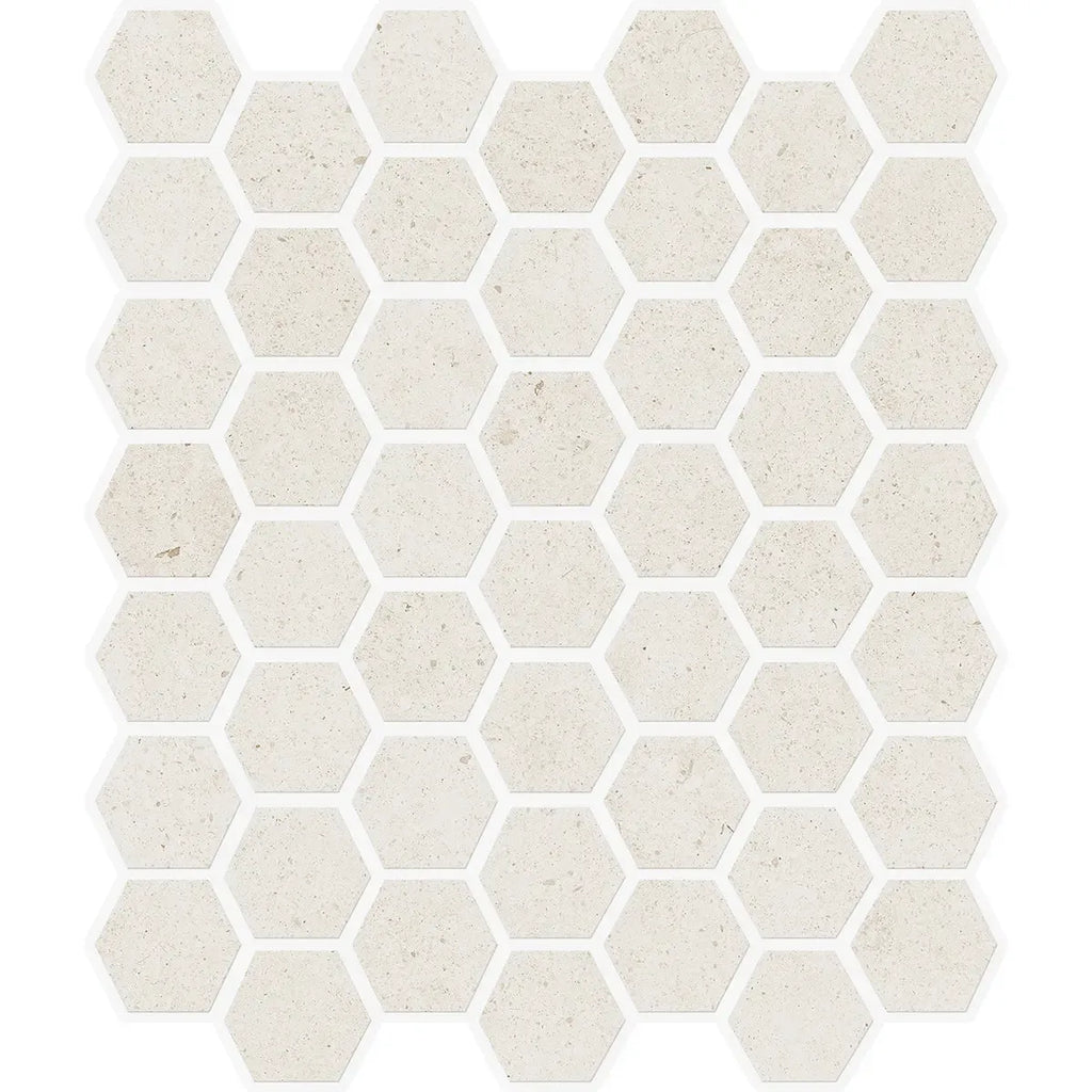 Yosemite Shell Stone Look Hexagon Ceramic Mosaic Tile | Tile Club
