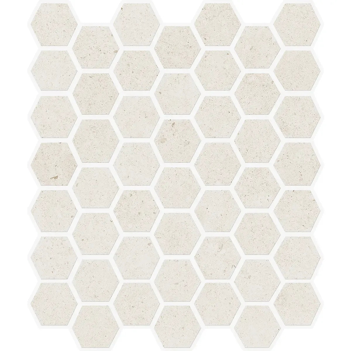Yosemite Shell Stone Look Hexagon Ceramic Mosaic Tile | Tile Club