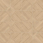 Japandi Honey Geometric Parquet Wood-Look Tile Flooring | Tile Club