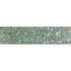 Corazza Tropical Green Shell and Terrazzo Subway Tile